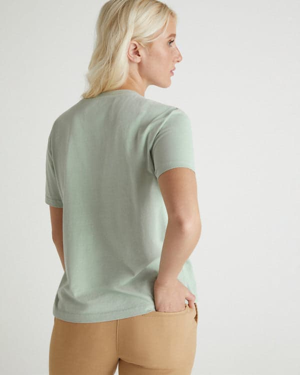 Hurley Sun Palm Classic Tee Aqua Gray
