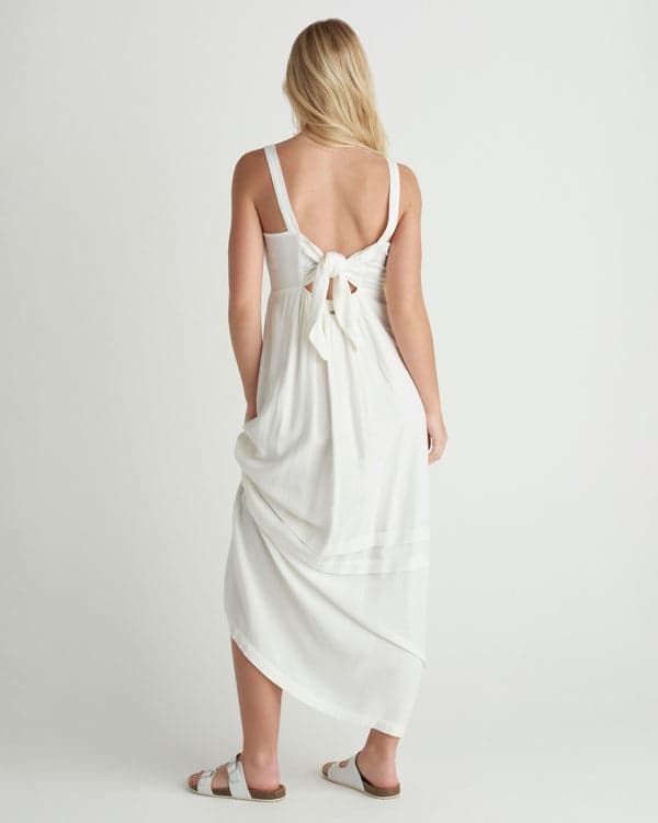 Hurley Sunny Days Maxi Dress Off White