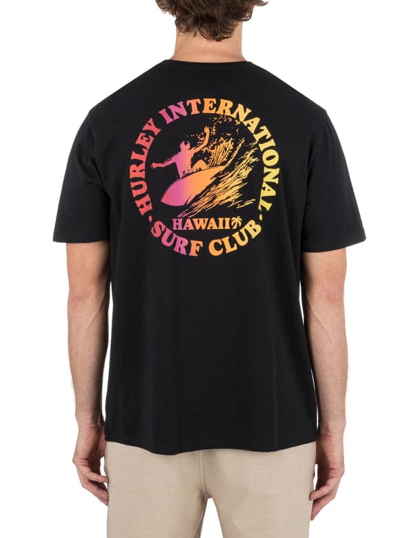 Hurley Surf Club Short Sleeve BLACK