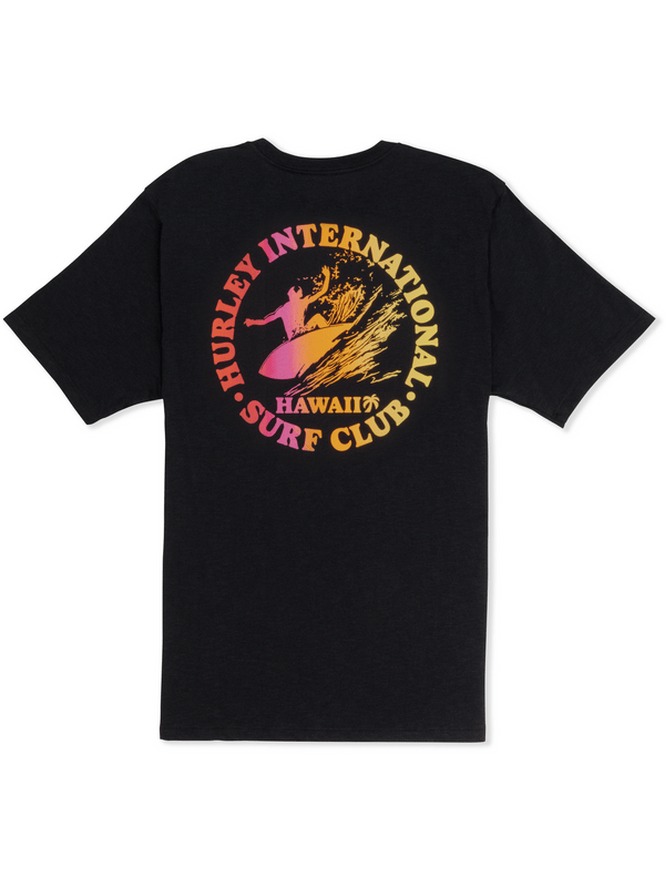 Hurley Surf Club Short Sleeve BLACK