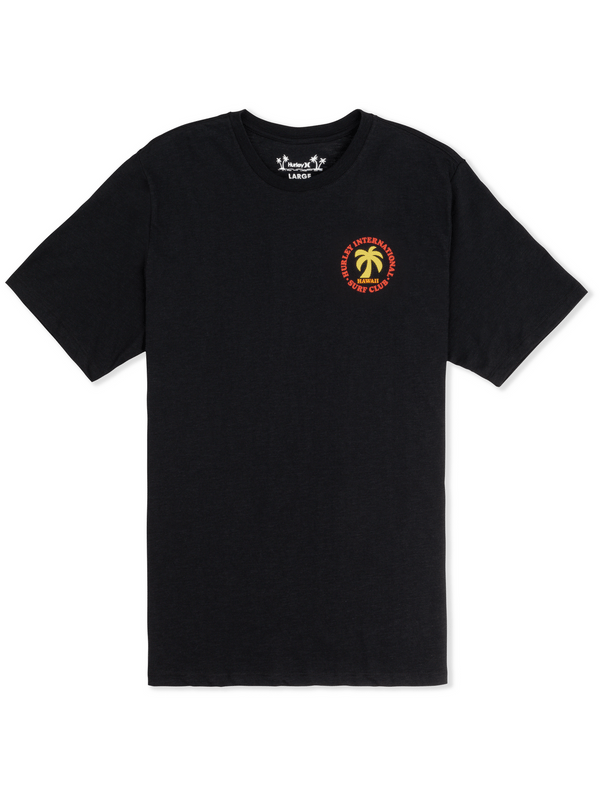 Hurley Surf Club Short Sleeve BLACK