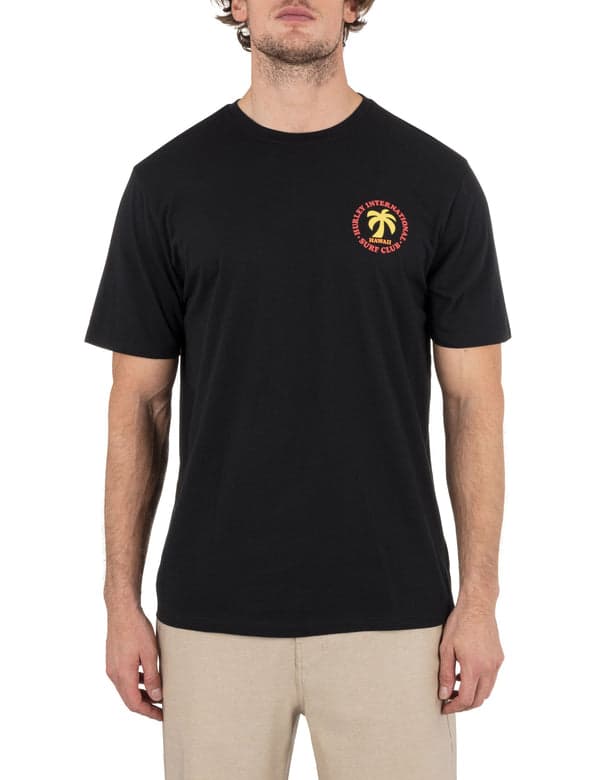 hurley Surf Club Short Sleeve BLACK