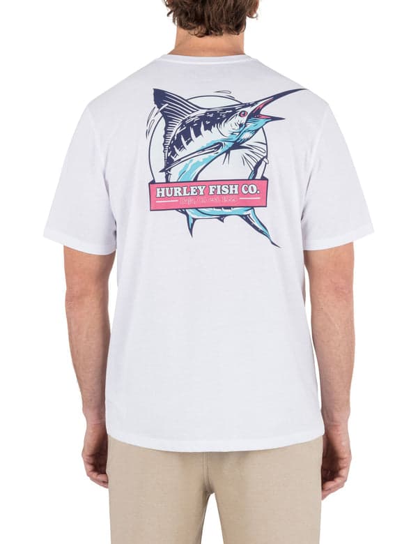 Hurley Sword Short Sleeve WHITE