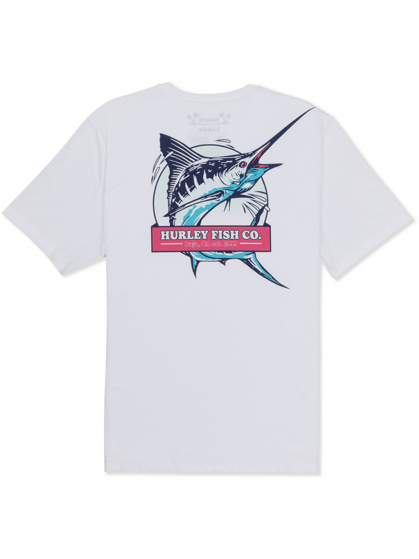 Hurley Sword Short Sleeve WHITE