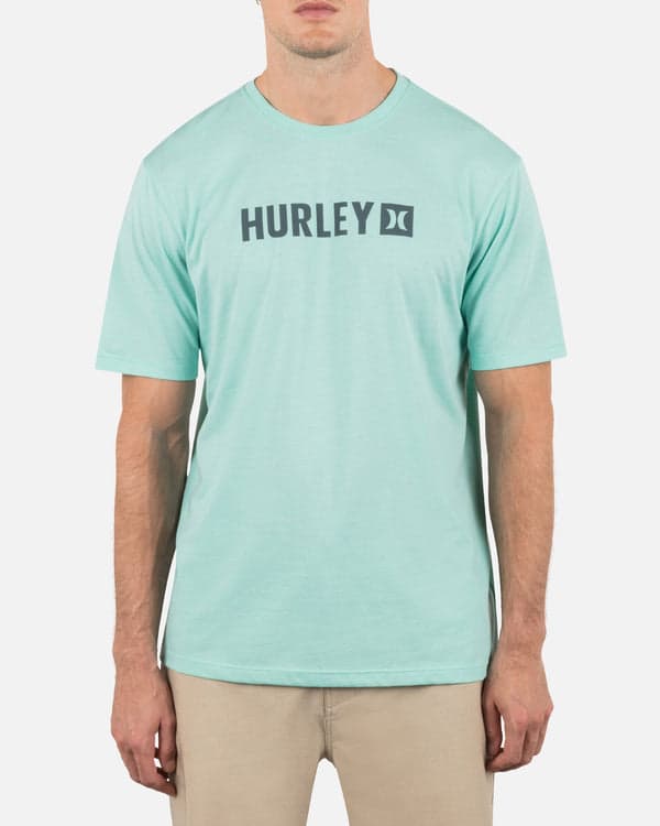 hurley The Box Short Sleeve Tropical Mist Htr