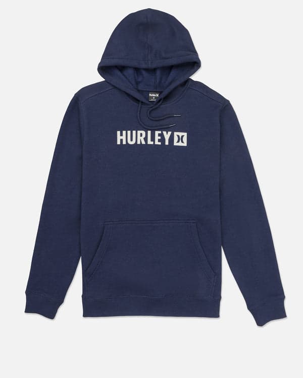 Hurley The Box Slub Pullover MIDNIGHT AQUA
