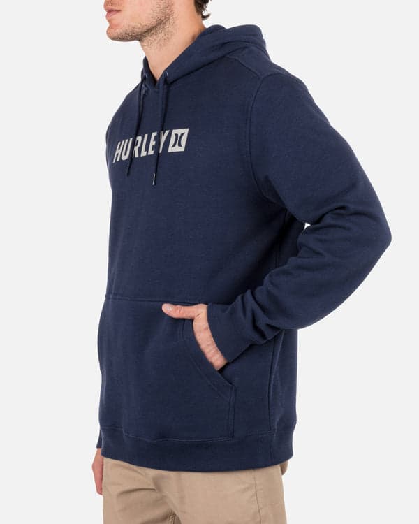 Hurley The Box Slub Pullover MIDNIGHT AQUA