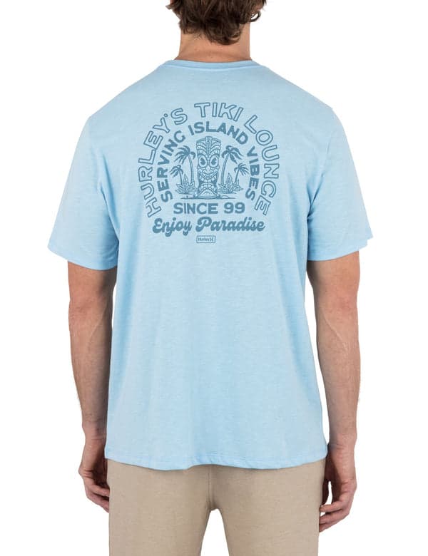Hurley Tiki Slub Short Sleeve BLUE DREAM