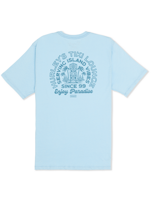 Hurley Tiki Slub Short Sleeve BLUE DREAM
