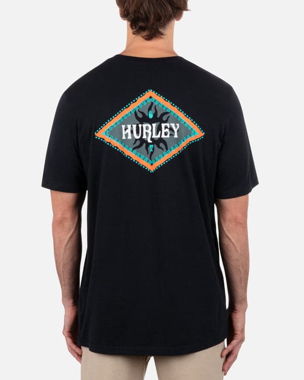 Hurley Tropics Short Sleeve Black