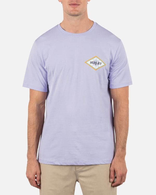 hurley Tropics Short Sleeve Lavendar Mist