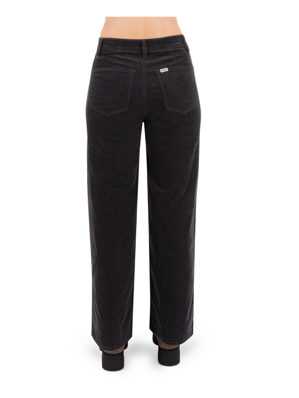 Hurley Urban Charm Wide Leg Pant OFF BLACK