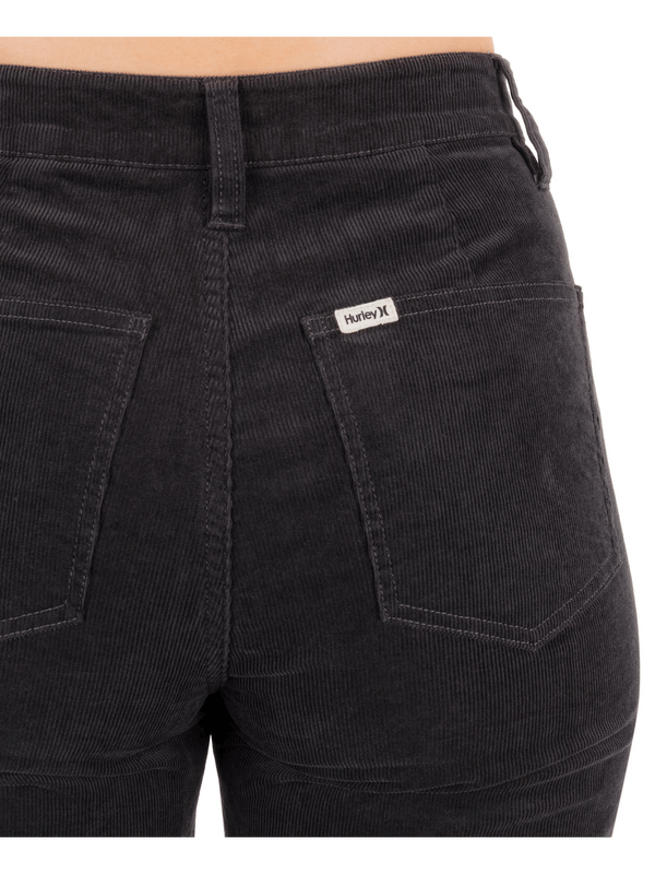 Hurley Urban Charm Wide Leg Pant OFF BLACK