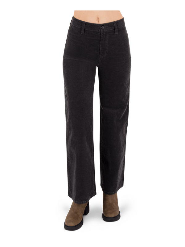 hurley Urban Charm Wide Leg Pant OFF BLACK