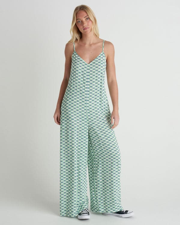 hurley Venice Jumpsuit Windward Blue