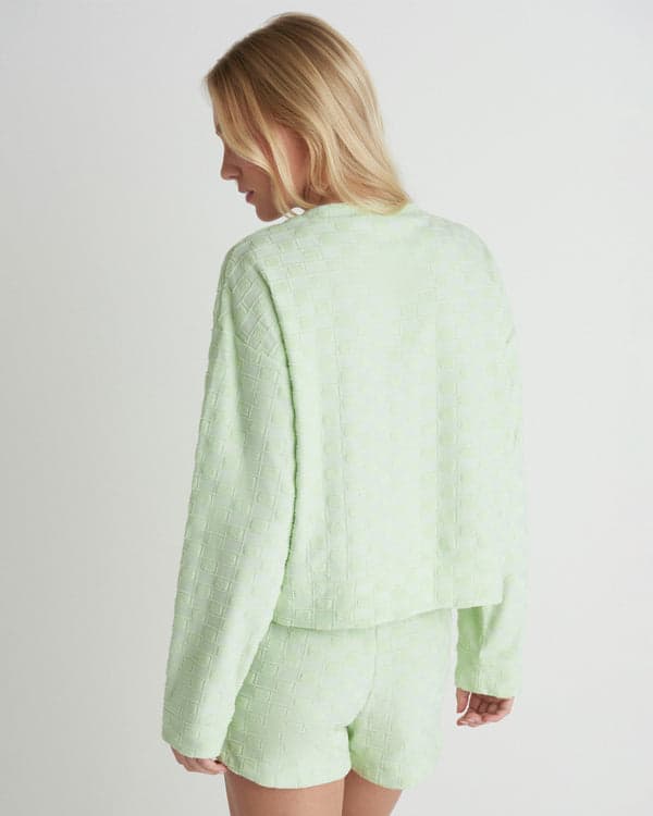 Hurley Venice Terry Boxy Crew Sweatshirt Spray