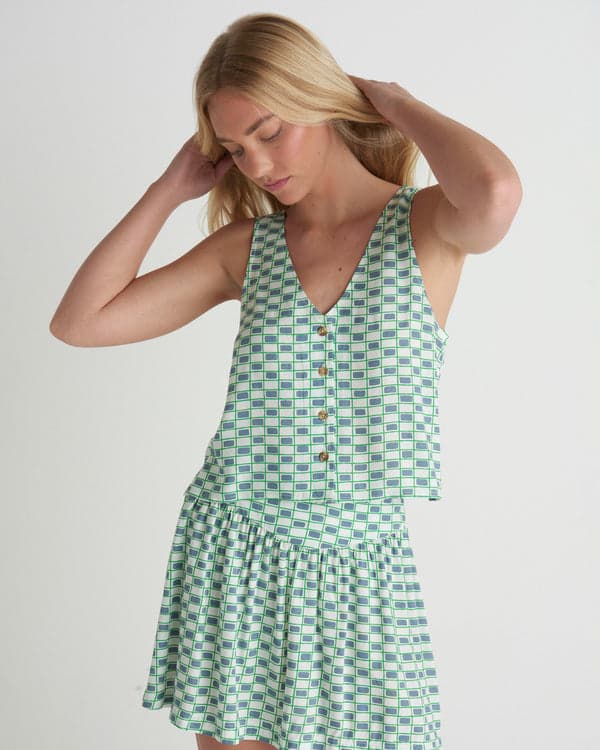 Hurley Venice Top Windward Blue