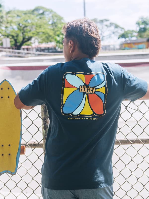 Hurley Visions Short Sleeve Armored Navy