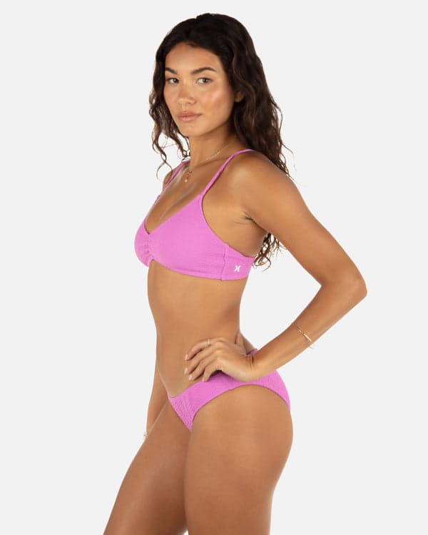 Hurley Wave Scrunch Bralette Orchid
