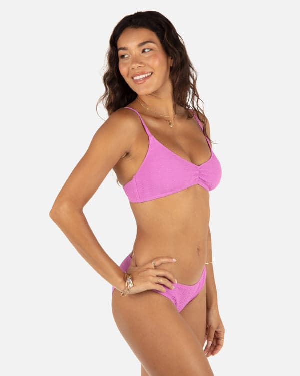 Hurley Wave Scrunch Bralette Orchid
