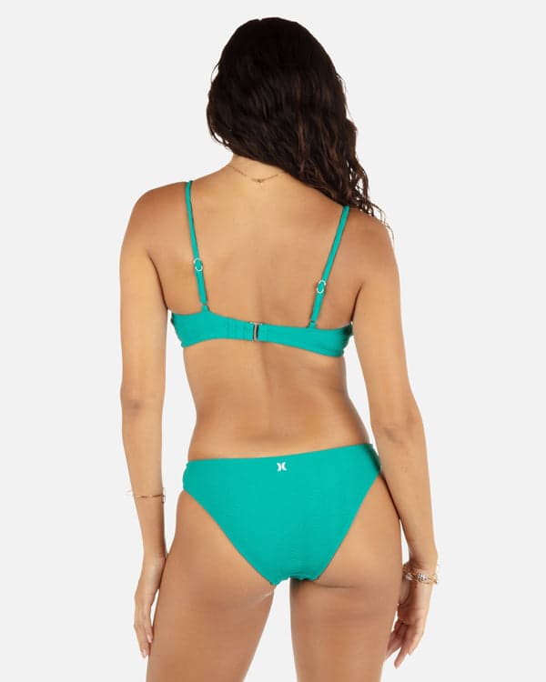 Hurley Wave Scrunch Bralette Teal