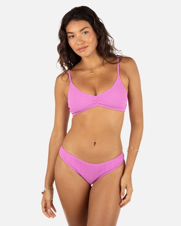 Hurley Wave Scrunch Moderate Bottom Orchid