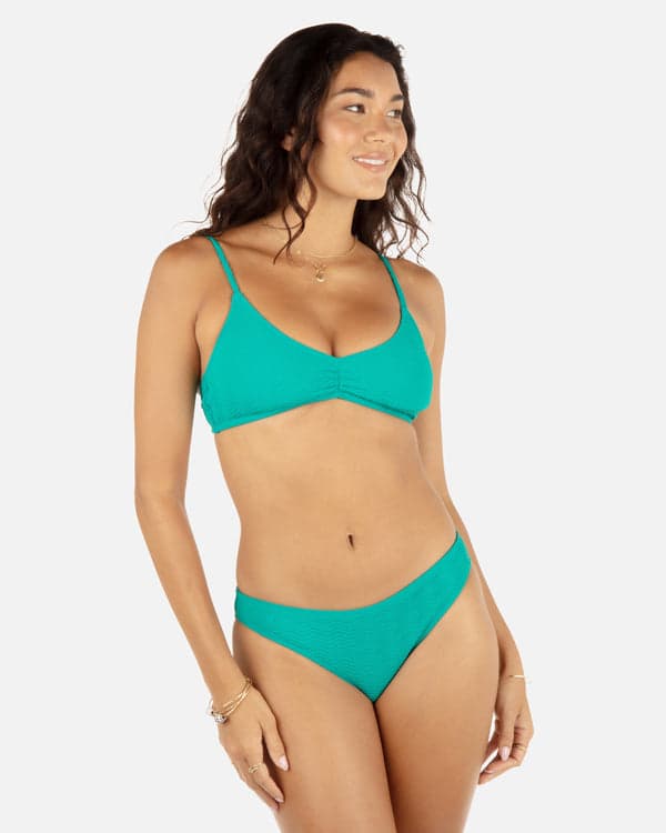 Hurley Wave Scrunch Moderate Bottom Teal