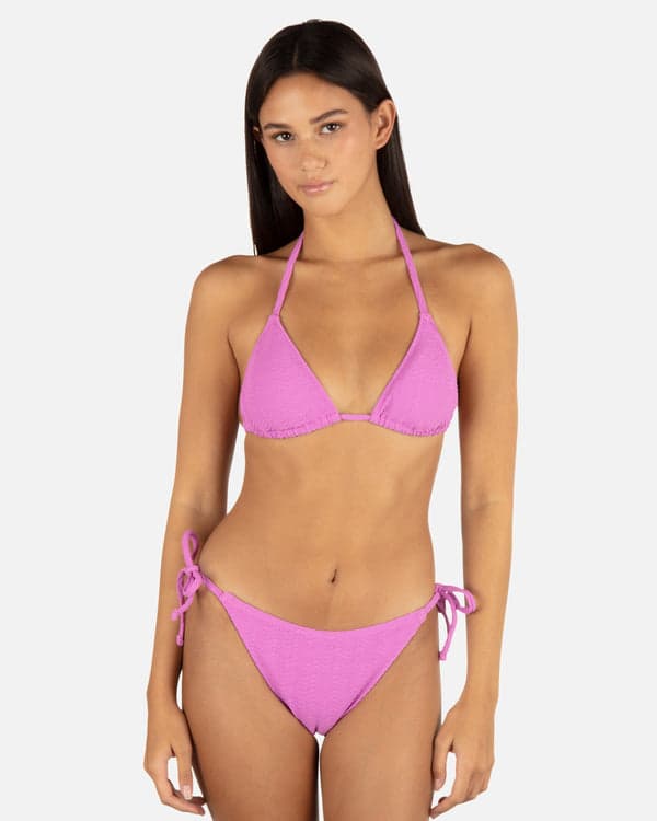 hurley Wave Scrunch Tri Top Orchid