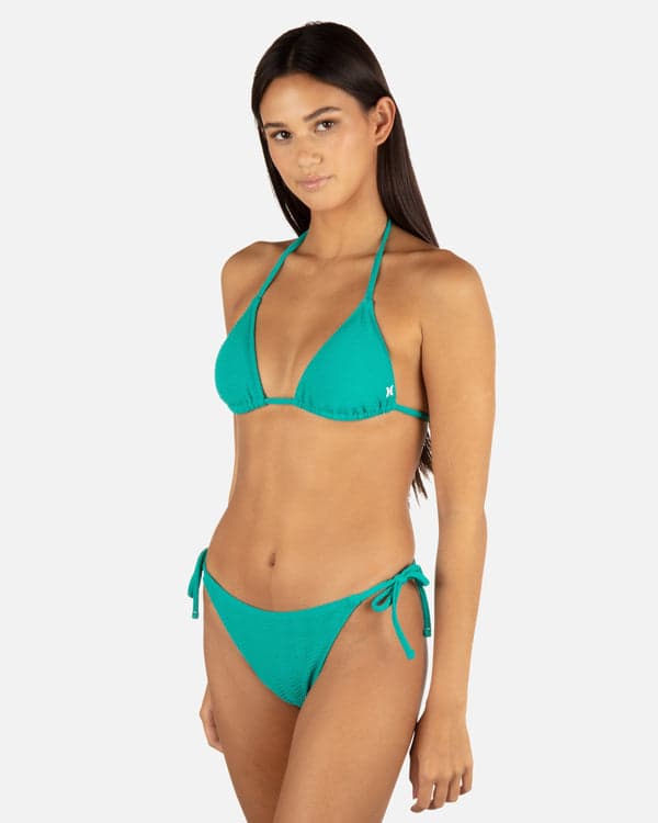 Hurley Wave Scrunch Tri Top Teal