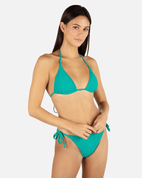 Hurley Wave Scrunch Tri Top Teal