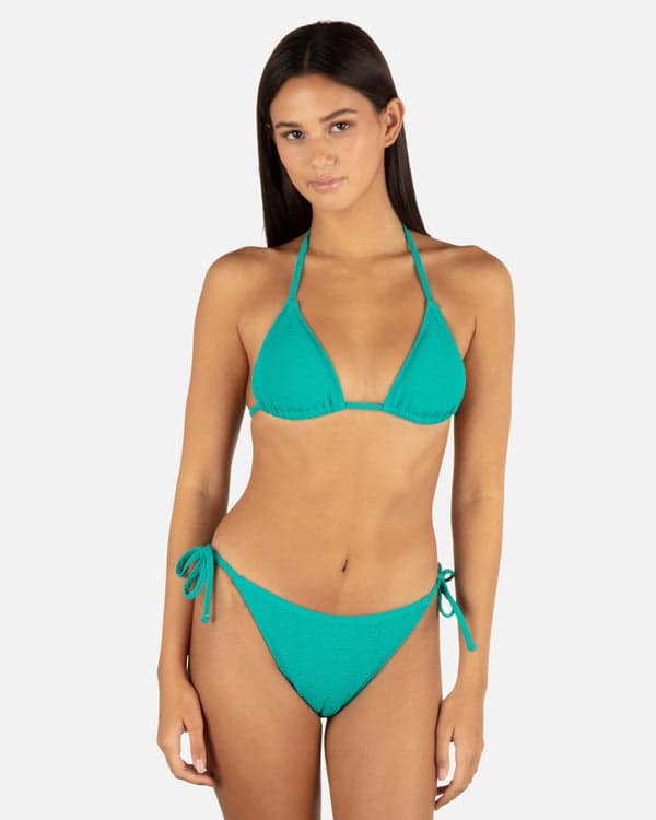 hurley Wave Scrunch Tri Top Teal