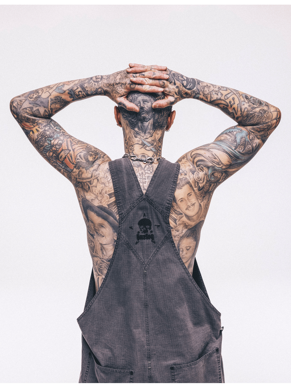 Hurley Hurley X Travis Barker Backstage Wide Overall Black
