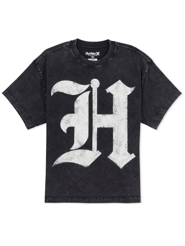 Hurley Hurley X Travis Barker Big H Short Sleeve Tee Black
