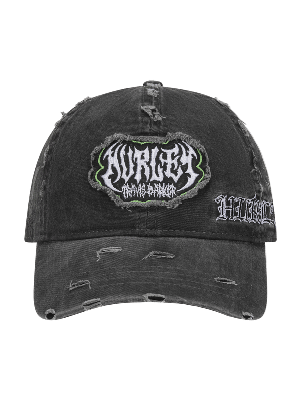 hurley Hurley x Travis Barker Destroyed Wash Hat Gray