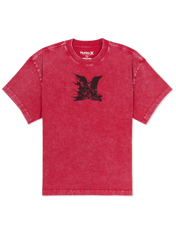 Hurley Hurley X Travis Barker Face Death Short Sleeve Unity Red