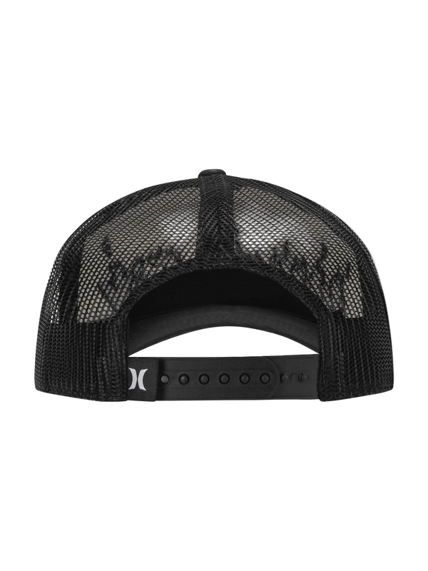 Hurley Hurley X Travis Barker Flame Trucker Hat Black/White