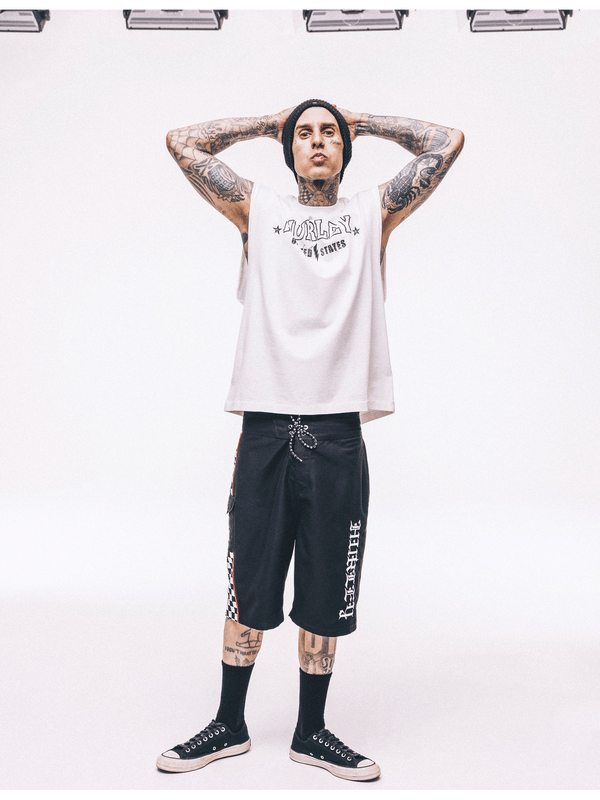 hurley Hurley x Travis Barker Gothic Cargo 22" BLACK