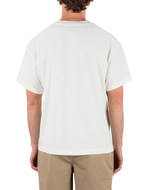 Hurley Hurley X Travis Barker Hurley On Fire Short Sleeve Tee White