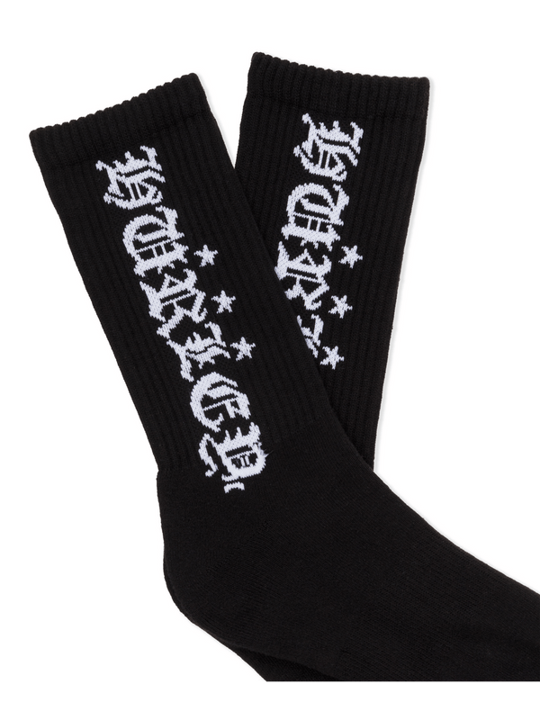Hurley Hurley X Travis Barker Old English Sock BLACK
