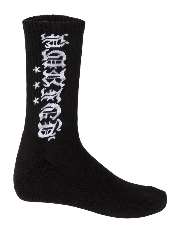 hurley Hurley x Travis Barker Old English Sock BLACK