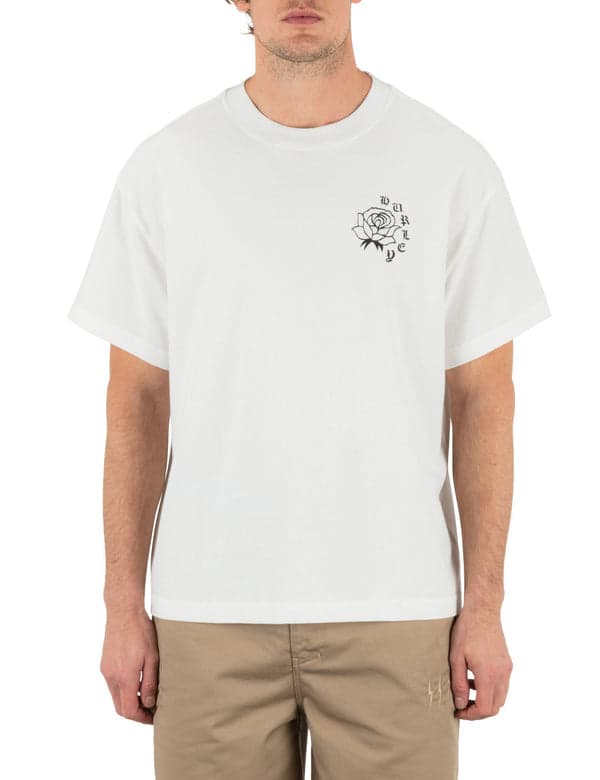 Hurley Hurley X Travis Barker Old Rose Short Sleeve Tee White