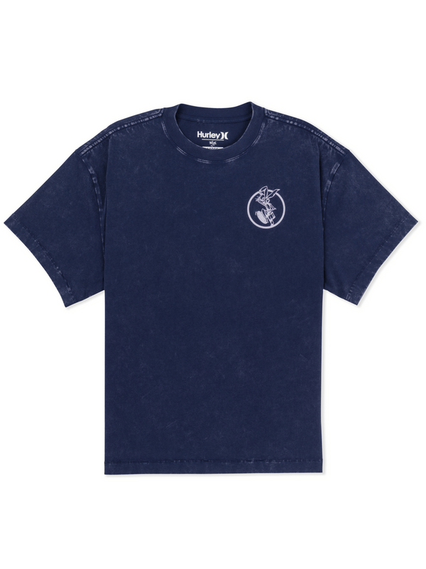 Hurley Hurley X Travis Barker Rabbit March Short Sleeve Tee Blue