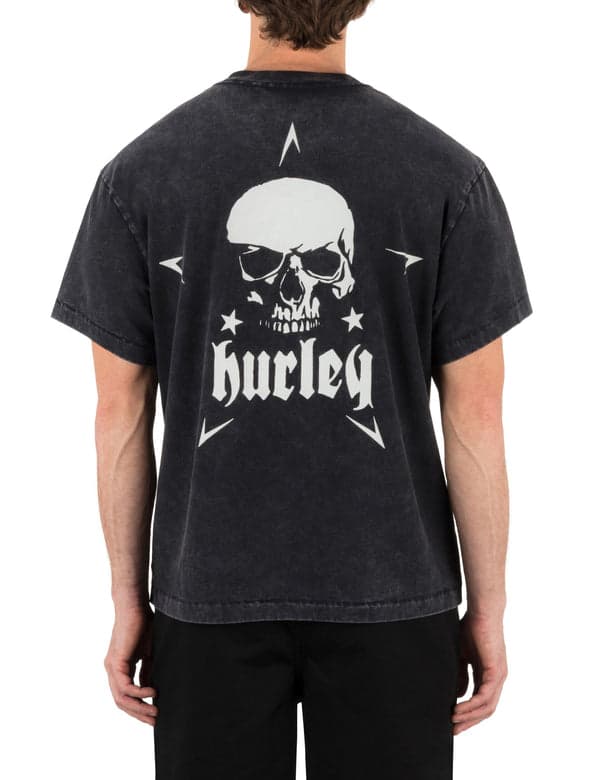 Hurley Hurley X Travis Barker Skull Island Short Sleeve Black