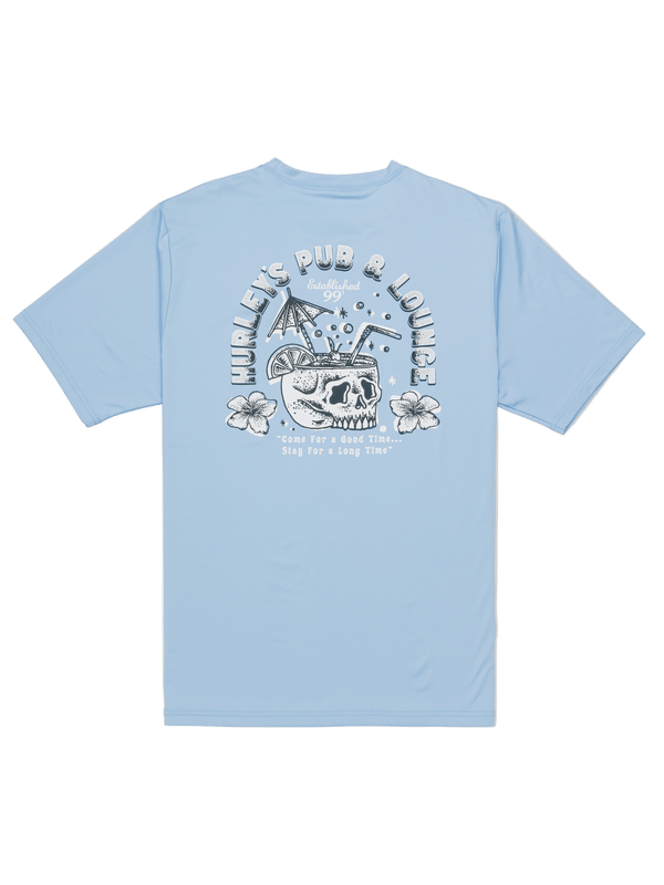 Hurley Hybrid UPF Short Sleeve Rashguard EIFFEL BLUE