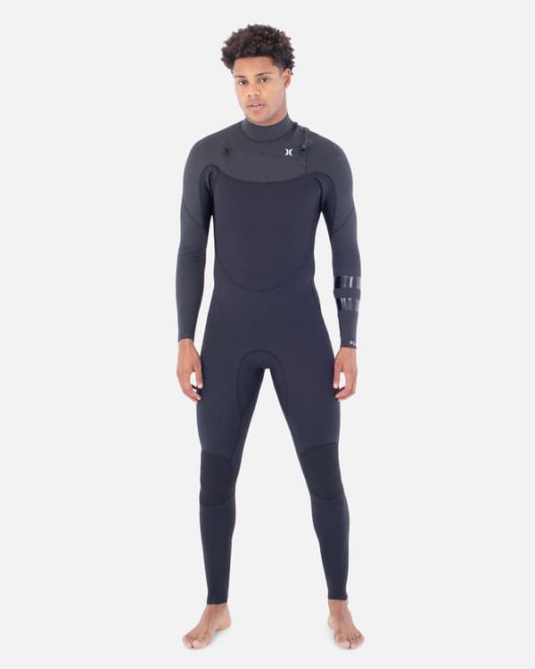 hurley Mens Plus Sleeve Texture 3/2mm Fullsuit Black