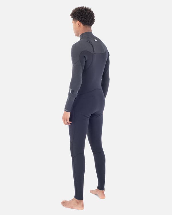 Hurley Mens Plus Sleeve Texture 3/2mm Fullsuit Black