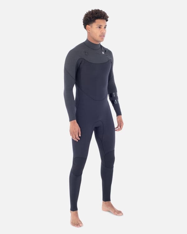 Hurley Mens Plus Sleeve Texture 3/2mm Fullsuit Black