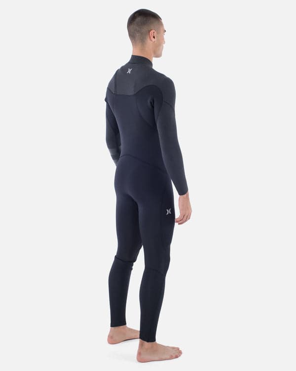 Hurley Mens Plus Sleeve Texture 4/3mm Fullsuit Black