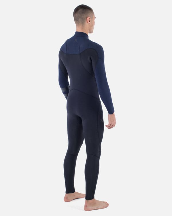 Hurley Mens Plus Sleeve Texture 4/3mm Fullsuit Total Eclipse