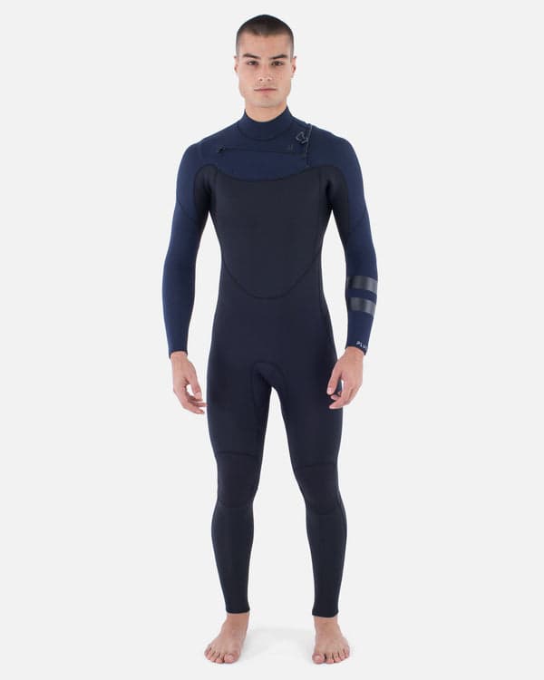 hurley Mens Plus Sleeve Texture 4/3mm Fullsuit Total Eclipse